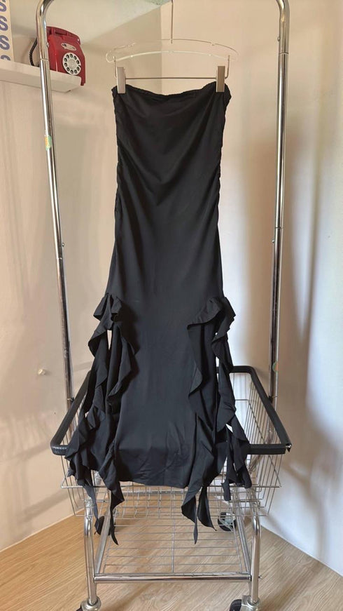 Spring Style Strapless Tube Dress